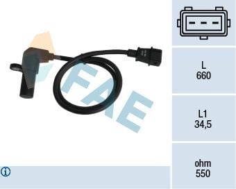 FAE 79070 KRANK MİL SENSÖRÜ ASTRA F-CORSA B-VECTRA B 1.4-1.6-1.8 16V C14SE