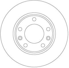 TRW DF6910 ARKA FREN DİSKİ PEUGEOT P308 13>21 249x35x5DL DOLU