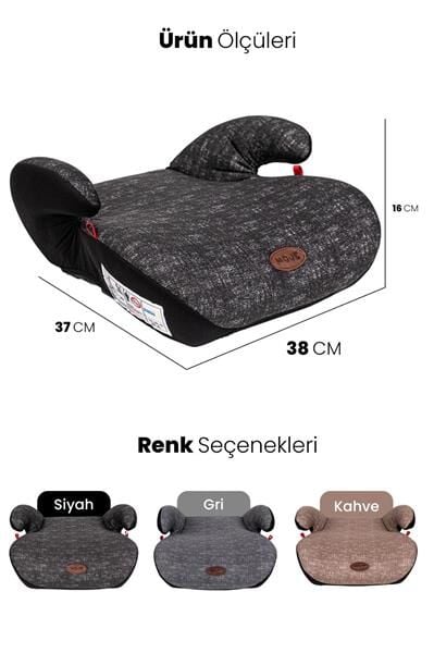 AFT MOJ15303178-S BEBEK KOLTUK YÜKSELTİCİ BODSTER SİYAH YAŞ GRUP II-III/15-36 KG