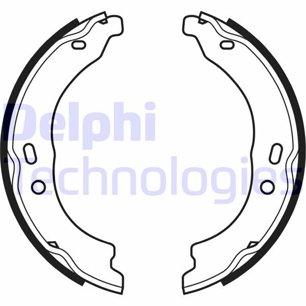 DELPHI LS1978 FREN PABUÇ BALATA FIAT DUCATO 06> PSA JUMPER 06> BOXER 06> 2.2D MJET 2.3D MJET 3.0D MJET 172X42