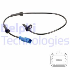 DELPHI SS20748 ABS SENSÖRÜ C3-C4-2008-208 03-2012>