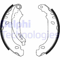 DELPHI LS1848 ARKA PABUÇ BALATA P206 1.4İ 1.6İ 1.4HDİ 1.9D 98 >02 > 206 1.4 1.4HDİ 09 > ABS SİZ ARAÇLAR 180x32