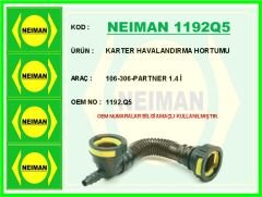 NEIMAN 1192Q5 KARTER HAVALANDIRMA HORTUMU 106-306-PARTNER 1.4 İ
