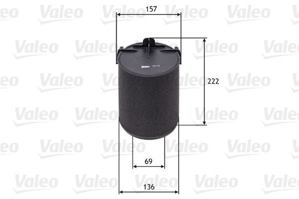 VALEO 585742 HAVA FİLTRESİ GOLF-CADDY III-PASSAT-JETTA III-TOURAN-TOLEDO III-OCTAVIA-LEON1.2TSI-1.4TSI-1.6-2.0FSI
