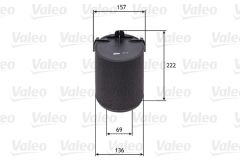 VALEO 585742 HAVA FİLTRESİ GOLF-CADDY III-PASSAT-JETTA III-TOURAN-TOLEDO III-OCTAVIA-LEON1.2TSI-1.4TSI-1.6-2.0FSI