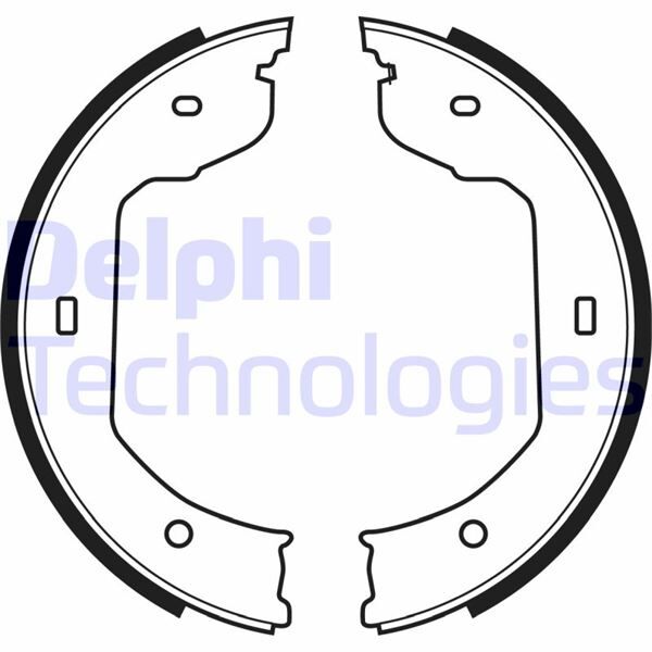 DELPHI LS1920 FREN BALATASI ARKA PARK FRENI BMW E46 E60 E63 E64 E65 F07 F01 E83 E53 E70 E71 E72 F15 F16 E85 . VW TRANSPORTER T5 TOUAREG MULTIVAN T5
