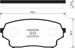 SANGSIN SP1583 ÖN FREN BALATA SUZUKI GRAND VITARA 2.0L RH HDİ JA420WD XL-7 DİZEL 4X4 04-06