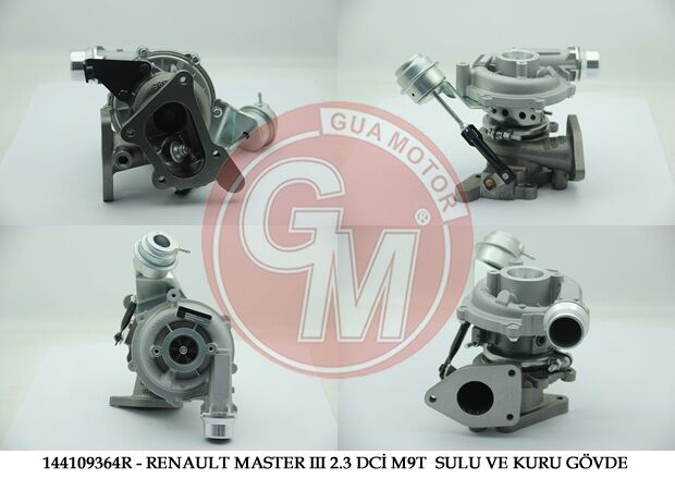 GUA 40612 TURBO KOMPLE RENAULT MASTER III 10> TRAFIC II 06> OPEL MOVANO B 10> VIVARO 06> 2.0DCI M9R 2.3DCİ M9T