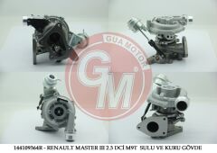 GUA 40612 TURBO KOMPLE RENAULT MASTER III 10> TRAFIC II 06> OPEL MOVANO B 10> VIVARO 06> 2.0DCI M9R 2.3DCİ M9T