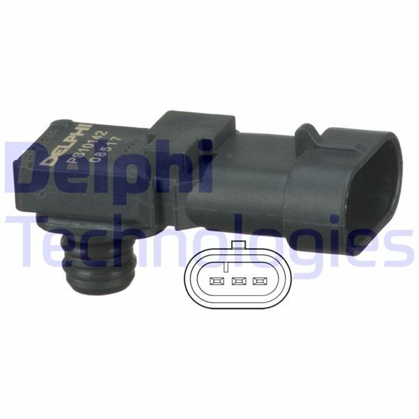 DELPHI PS10142 MAP EMME BASINÇ SENSÖRÜ ASTRA F-G-H CORSA B-C-COMBO C-MERIVA A-VECTRA B-C-VIVARO-ZAFIRA 1.4- 1.6 16V 1.7 CDTI 2.0-2.2 LAGUNA-KANGOO-MEGANE I 1.4 E