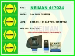 NEIMAN 417034 CAM ACMA DUGMESI DOBLO 05 > ON SAG TEKLI CERCEVELI