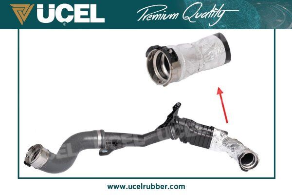 UCEL S15153 TURBO HORTUMU KÜÇÜK PLASTİK PARÇA HARİÇ RENAULT CLIO IV 1.5 DCI
