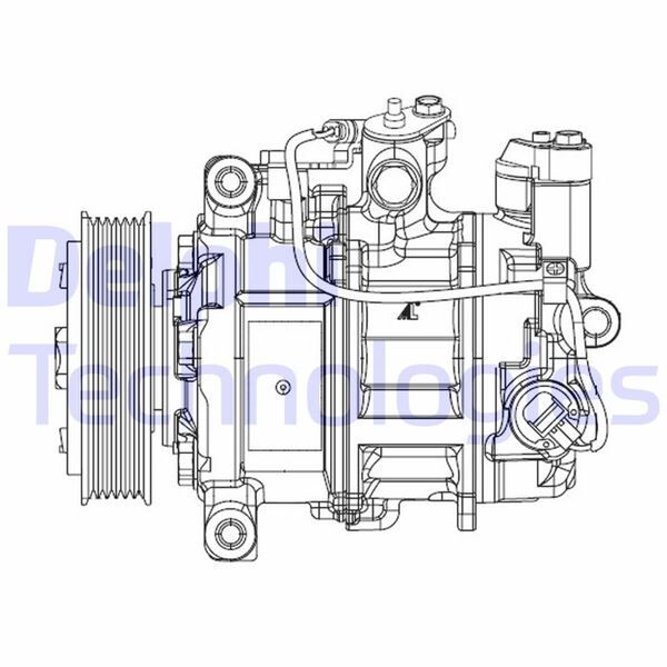 DELPHI CS20504 KLIMA KOMPRESORU BMW F20 F21 F30 F31 F35