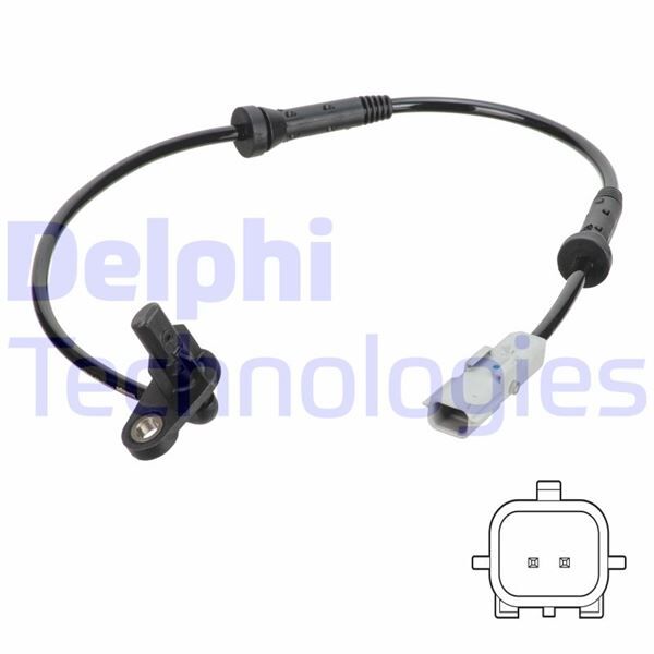 DELPHI SS20758 ABS SENSÖRÜ ARKA SOL DACIA LOGAN II 12> SANDERO II 12> RENAULT SYMBOL III 13>