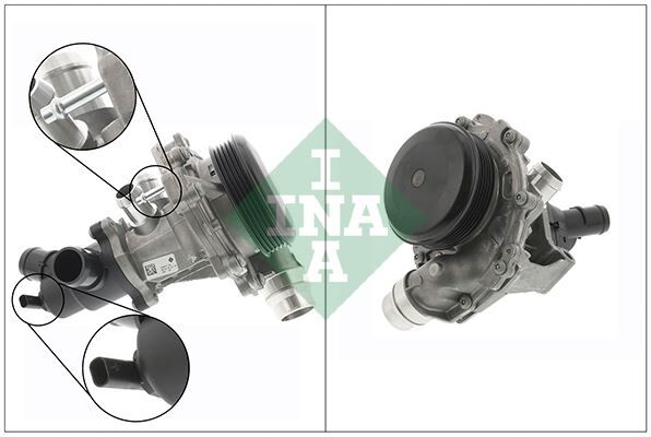 INA 538073110 DEVIRDAIM POMPASI MERCEDES OM651 W176 W246 C117 X156 TERMOSTATLI