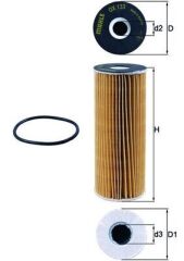 MAHLE OX133D YAG FILTRESI MERCEDES M104 M111 W202 W203 C208 W124 W210 W163 W140 W463
