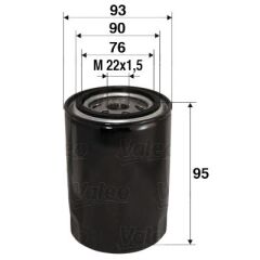 VALEO 586006 YAĞ FİLTRESİ FIESTA 1.8DI-FOCUS 1.8TDCI-1.8DI/TDDİ-1.8T-CONNECT 02>14 1.8TDCI TRANSIT T15-T12 2.5TD 95>01