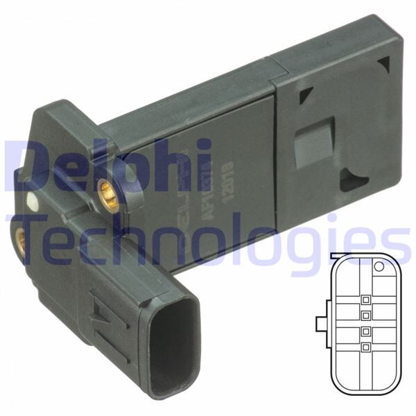 DELPHI AF10374-12B1 HAVA KUTLE OLCER FOCUS III 11> 17 2.0 DTCI BERLINGO-C3-C4-C5-C-ELYSEE-SCUDO-2008-206 207-308 CONNECT 14> 1.6 TDCI FOCUS II-C MAX 1.6TDCI-2.0 TDCI 03-> MONDEO IV-S MAX-GALAXY-KUGA 2.0TDCI - 2.2TD VOLVO