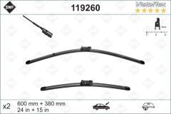 VALEO 119260 SİLECEK SÜPÜRGESİ ÖN POLO-TOLEDO-RAPID-A1 2010 > 600 x 380 mm