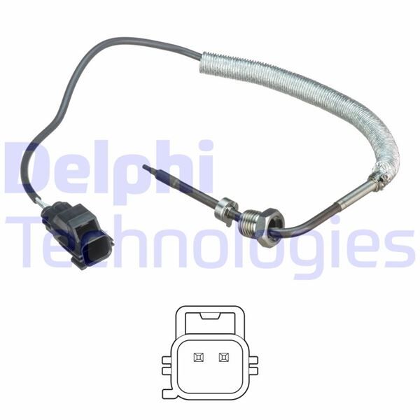 DELPHI TS30108 EGZOZ SICAKLIK SENSÖRÜ VOLVO C70 06>14 S40 06>14 S80 06<14 V50 06> V70-XC60-XC70 D3-D4-D5 2.4D
