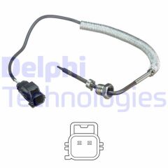 DELPHI TS30108 EGZOZ SICAKLIK SENSÖRÜ VOLVO C70 06>14 S40 06>14 S80 06<14 V50 06> V70-XC60-XC70 D3-D4-D5 2.4D