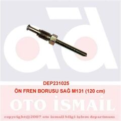 DEPAR 1025 ÖN FREN BORUSU SAĞ M131 120 cm