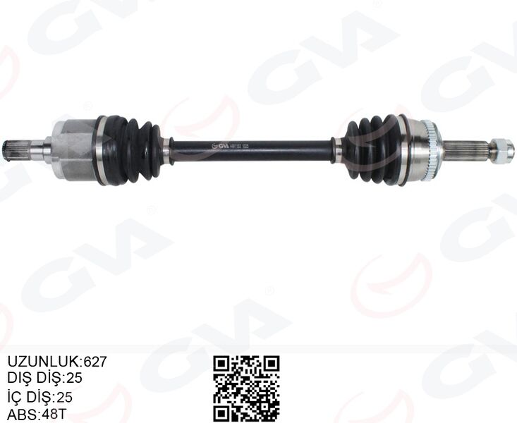GVA 4491153 KOMPLE AKS ÖN SOL ABSLI HYUNDAI GETZ TB 1.3i-1.4i-1.6i 02-08