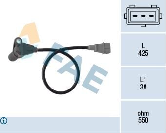 FAE 79364 KRANK MİL SENSÖRÜ DAEWOO-CHEVROLET NUBIRA-KALOS-TACUMA-LACETTI-AVEO 97 >