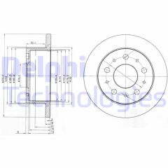 ARKA FREN AYNASI BOXER 94>DUCATO 94>JUMPER 94> 280x16x5DL