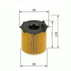 YAĞ FİLTRESİ VW TOUREG-AUDI Q7-A8 4.2 V8 FSI-AUDI A5 CABRİOLET 8T. 8F 4.2 FSI 354HP 07> HU7005x