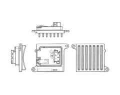 MAHLE ABR36000P KLIMA FAN REGULATORU MERCEDES W203 CL203 W220 W221 W163