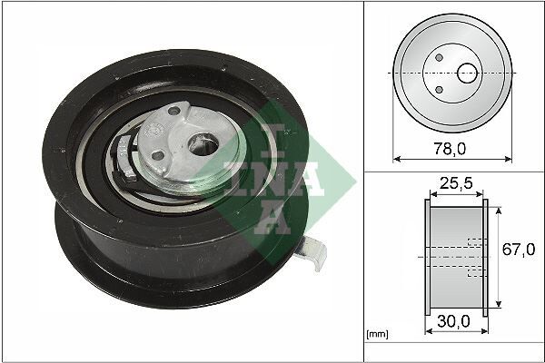 INA 531025130 EKSANTRİK GERGİ RULMANI PASSAT-A4-A6-T4 1.9 TDI 1Z-AFN-AVG-ABL