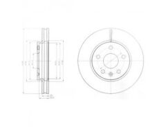 DELPHI BG4187 ÖN FREN AYNASI INSIGNIA A 08> SAAB 9-5 YS3G 10> 16 JANT 296x30x5DLxHAVALI 13501307-569063