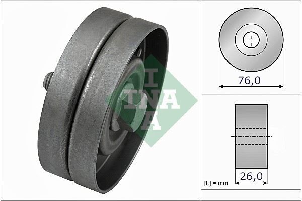 INA 532032630 ALTERNATÖR GERGİ RULMANI POLO-GOLF4-BORA 1.4-1.6 16V AHW-BCB