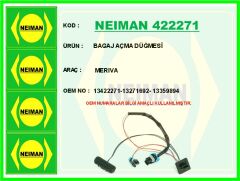 NEIMAN 422271 BAGAJ AÇMA DÜĞMESİ SWİCİ OPEL MERIVA B 10>17