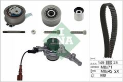 INA 530083530 TRİGER SETİ DEVİRDAİMLİ SENSÖRLÜ VW-SKODA-AUDİ-CUPRA-SEAT 16> FORD 23> 2.0 TDİ DSUD-DTRB-DTRD-DEZ E-DTNA-DTUA 149 DİŞ