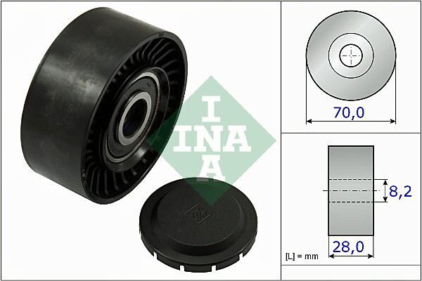 INA 532046810 ALTERNATÖR GERGİ RULMANI VW CRAFTER-MULTIVAN V-T5-TIGUAN 2.0 TDİ 2010 > A4-A5-A6-Q5 2.0 TDİ 70x28