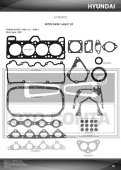 OTOCONTA 41490002 TAKIM CONTASI KEÇELİ HYUNDAI ACCENT 1.5 12V