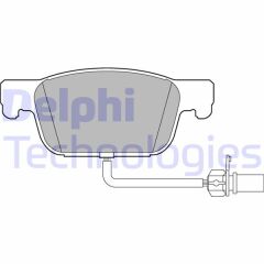 DELPHI LP3219 ÖN FREN BALATA AUDI A4-A5 2014 > 155.2x63.8x17 KULLAKLI