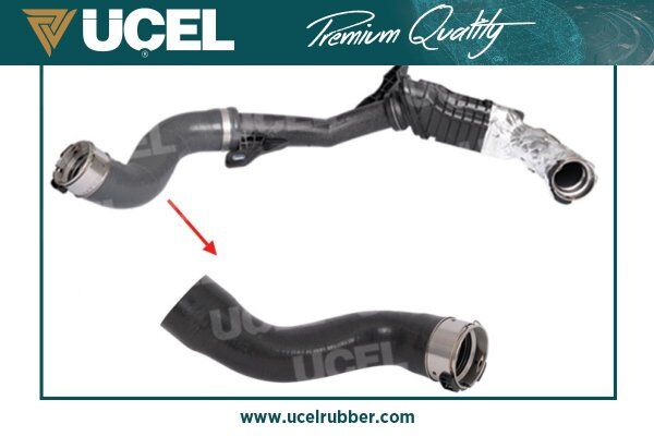 UCEL S15154 TURBO HORTUMU BÜYÜK PLASTİK PARÇA HARİÇ RENAULT CLIO IV 1.5 DCI