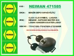 NEIMAN 471585 BENZİN DEPO KAPAĞI KİLİTLİ CLIO II -CLIO SYMBOL - LAGUNA - MEGANE - SAFRANE MASTER III-IV-LOGAN I-SA