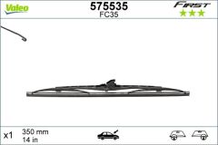 VALEO 575535 SİLECEK SÜPÜRGESİ 35cm x1 NORMAL TİP FİRST ÜNİVERSAL