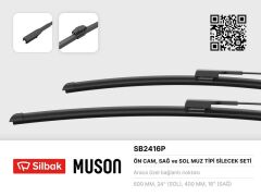 SILBAK SB2416P SİLECEK TK. 600M 400MM RENAULT TALIANT 21> DACIA SANDERO III 20> JOGGER 23>