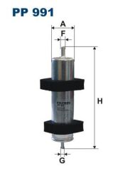 FILTRON PP991 YAKIT FİLTRESİ AUDI A4 8K A5 8T3 2.0-2.7-3.0 TDI V6 08 > Q7 3.0 TDI-4.2 TDI 10 >