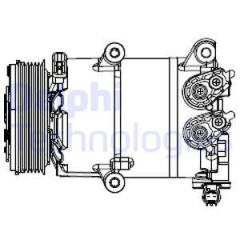 DELPHI CS20553 KLİMA KOMPRESÖRÜ FORD KUGA-CONNECT 13> 1.5-1.6 ECOBOOST KASNAK ÇAP: 108mm