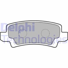 DELPHI LP1864 ARKA FREN BALATA TOYOTA COROLLA 1.4L 1.6L 4ZZ-FE 3ZZ-FE ZZE120 ZZE121 VVTi 02-06 / 1.4L 1NDTV NDE120 04-06