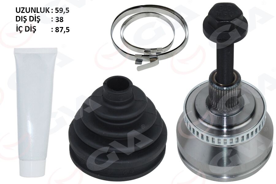 GVA 4475268K AKS KAFASI DIŞ A4 1.8 T-2.0 TDİ 00-08 BLB-BRE-BFB-BEX 1.8 T-2.0 TDİ