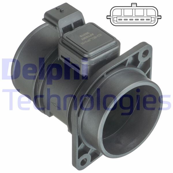 DELPHI AF10367-12B1 HAVA KÜTLE ÖLÇER DEBİMETRE MEGANE II 02>08 KANGOO II 08> SC NIC II 05>08 MASTER II 06> QASHQAI 10>13 VİVARO A 06> JIMNY 05> 1.5dCi 2.0dCi 2.5dCi