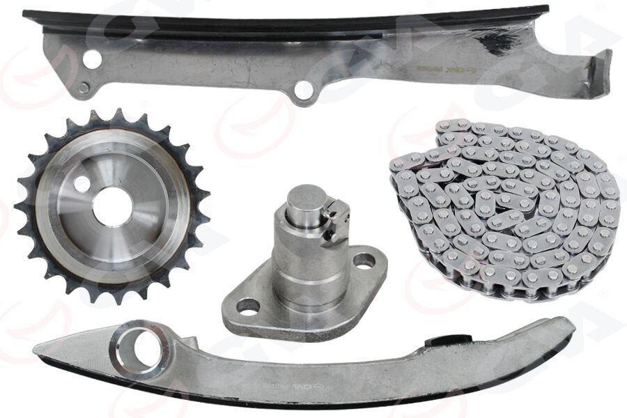 GVA 59C8101 EKSANTRİK ZİNCİR SETİ MITSUBISHI CANTER 2.8L 4M40 FUSO FE511. FE711 01-> tekli zincir