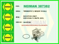 NEIMAN 387382 TERMOSTAT 82 C FIAT DUCATO 06>14 DUCATO 15> IVECO DAILY IV 06>11 DAILY V 11>14 DAILY VI 14>21 2.3D MJET 2.3 JTD F1A